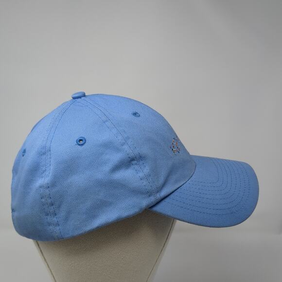 Key West Slideback Baseball Cap Blue One Size Adjustable Rhinestone Sun Cap - Picture 5 of 9